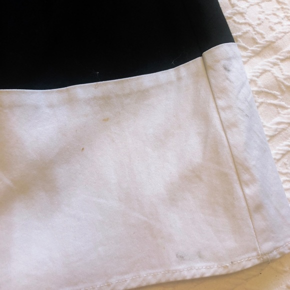 Pinup Girl Clothing Black White Amanda Swing Dress - Picture 5 of 6